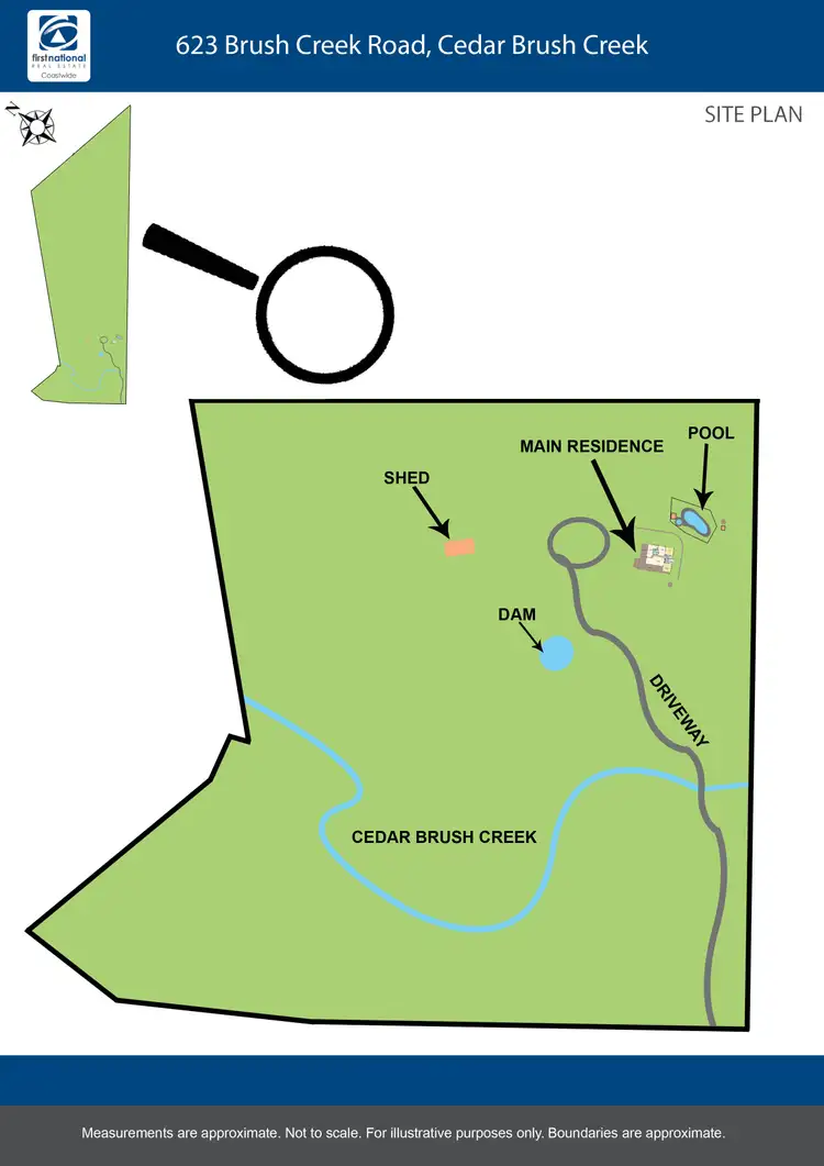 Floorplan of Homely rural property listing, 623 Brush Creek Road, Cedar Brush Creek NSW 2259