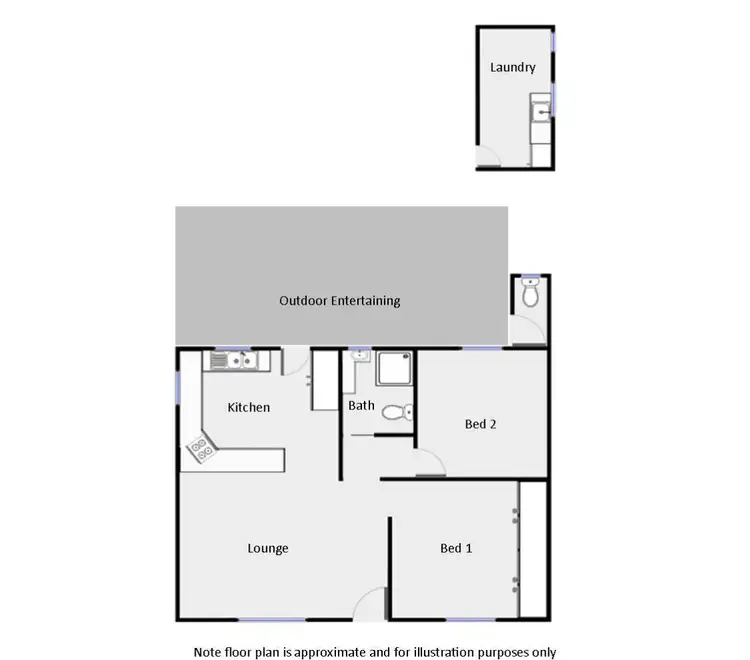Floorplan of Homely house listing, 433 Sandilong Avenue, Irymple VIC 3498