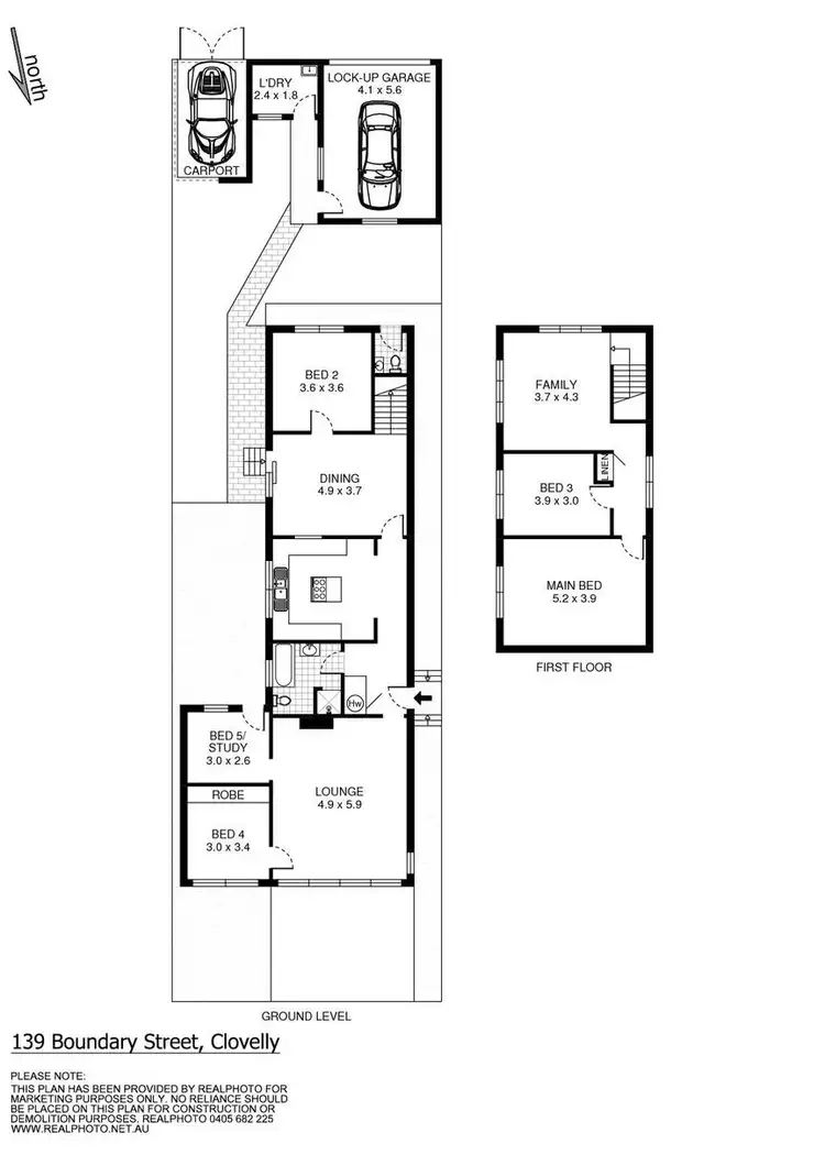 Floorplan of Homely house listing, 139 Boundary Street, Clovelly NSW 2031