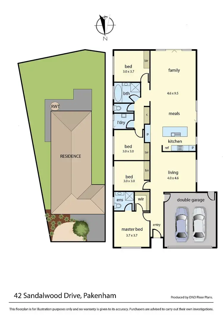 Floorplan of Homely house listing, 42 Sandalwood Drive, Pakenham VIC 3810