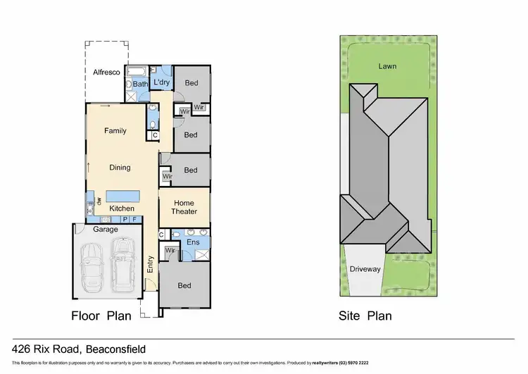 Floorplan of Homely house listing, 426 Rix Road, Beaconsfield VIC 3807