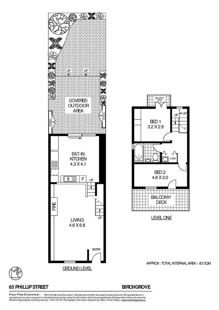 Floorplan of Homely house listing, 85 Phillip Street, Birchgrove NSW 2041