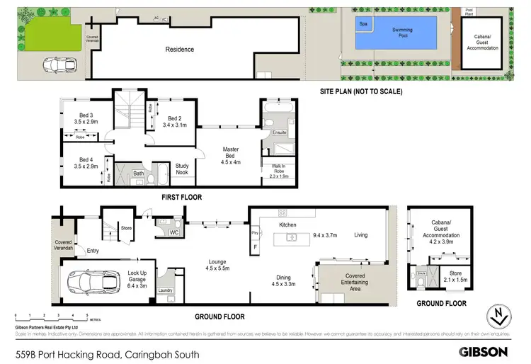 Floorplan of Homely semi-detached listing, 559B Port Hacking Road, Caringbah South NSW 2229