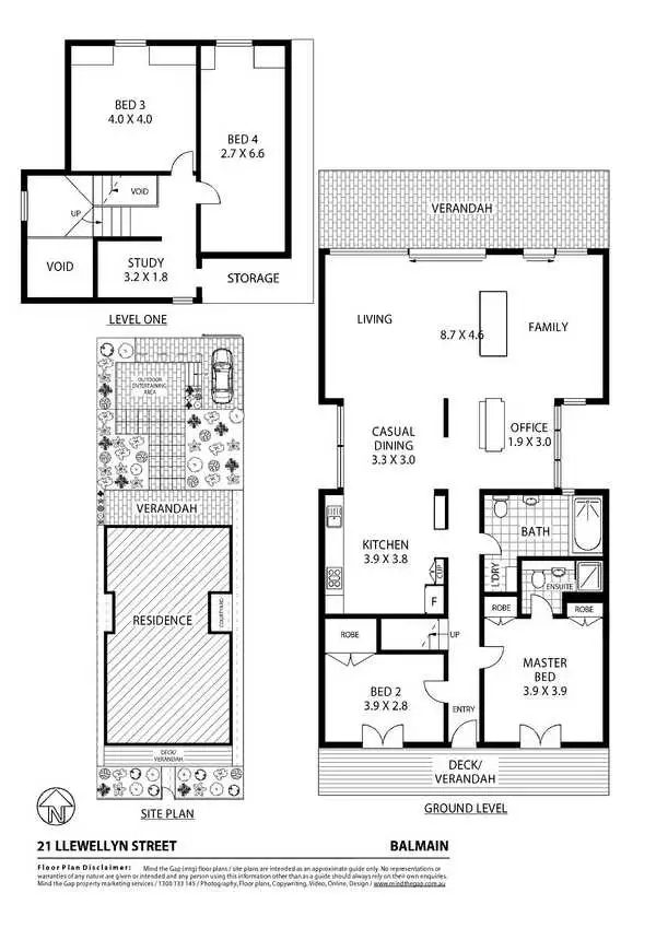 Floorplan of Homely house listing, 21 Llewellyn Street, Balmain NSW 2041