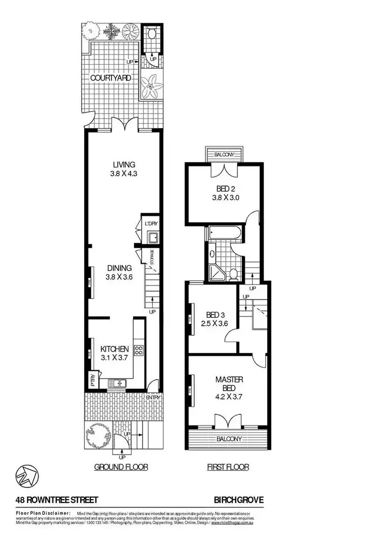 Floorplan of Homely house listing, 48 Rowntree Street, Birchgrove NSW 2041