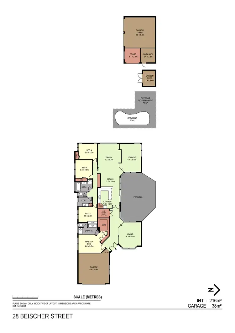 Floorplan of Homely house listing, 28 Beischer Street, Strathdale VIC 3550