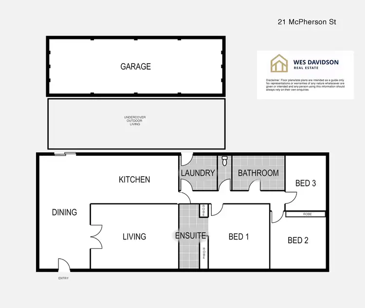 Floorplan of Homely house listing, 21 McPherson Street, Horsham VIC 3400