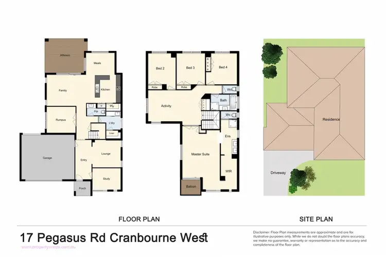 Floorplan of Homely house listing, 17 Pegasus Road, Cranbourne West VIC 3977