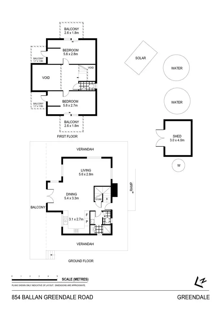 Floorplan of Homely house listing, 854 Ballan-Greendale Road, Greendale VIC 3341