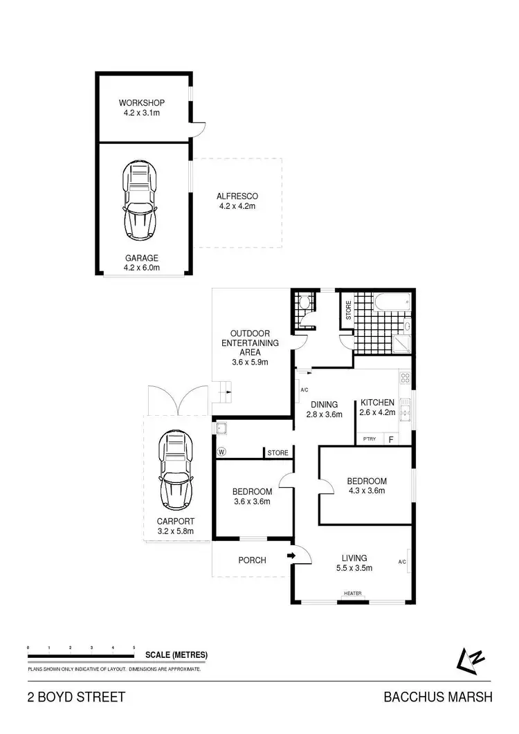 Floorplan of Homely house listing, 2 Boyd Street, Bacchus Marsh VIC 3340