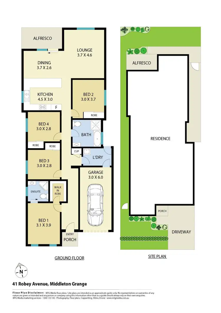 Floorplan of Homely house listing, 41 Robey Avenue, Middleton Grange NSW 2171