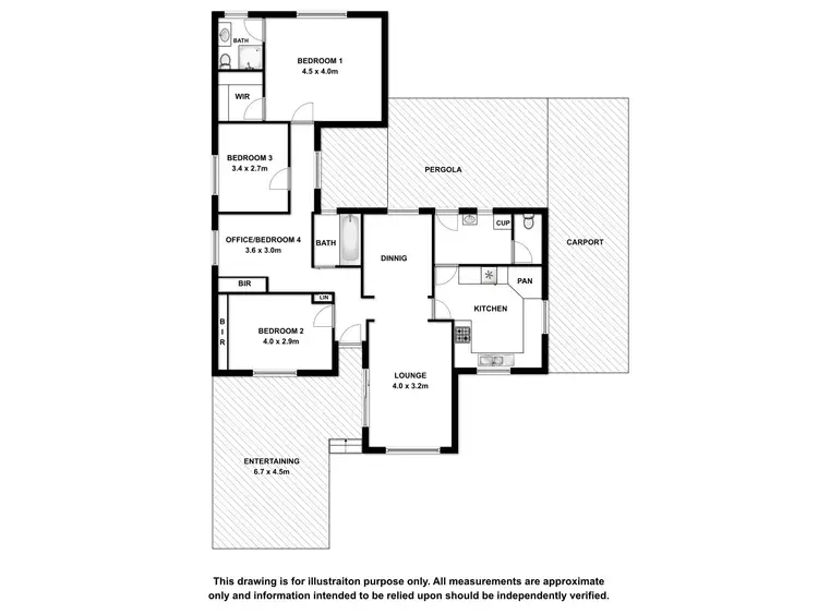 Floorplan of Homely house listing, 26 Donovans Road, Donovans SA 5291