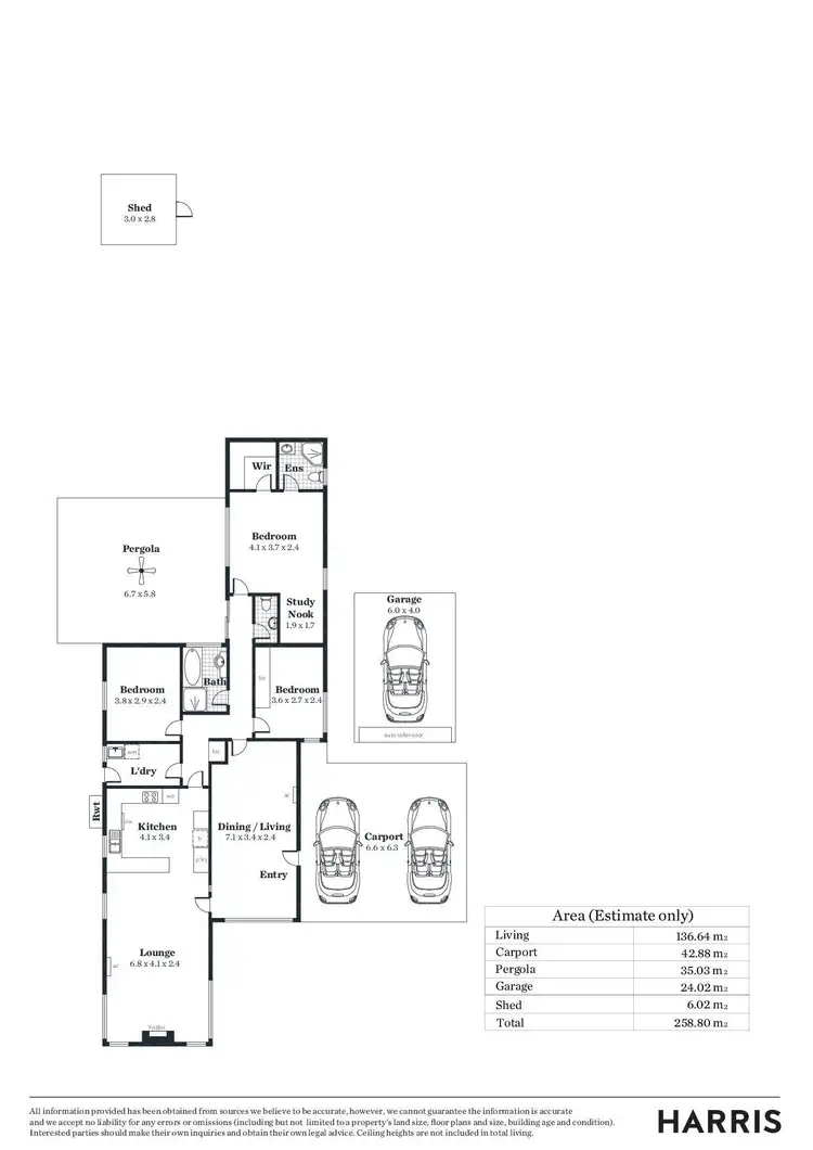 Floorplan of Homely house listing, 349 Main Road, Coromandel Valley SA 5051