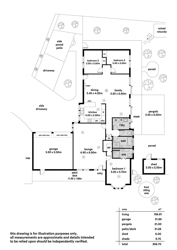 Floorplan of Homely house listing, 20 Legacy Crescent, Modbury North SA 5092
