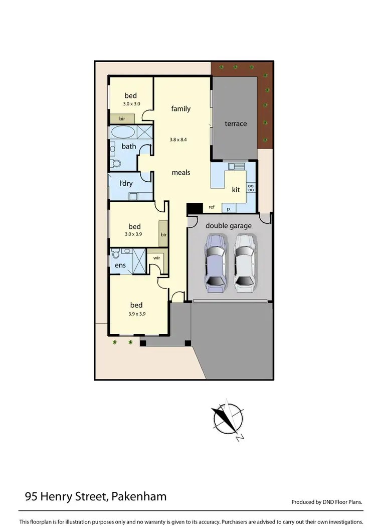 Floorplan of Homely house listing, 95 Henry Street, Pakenham VIC 3810