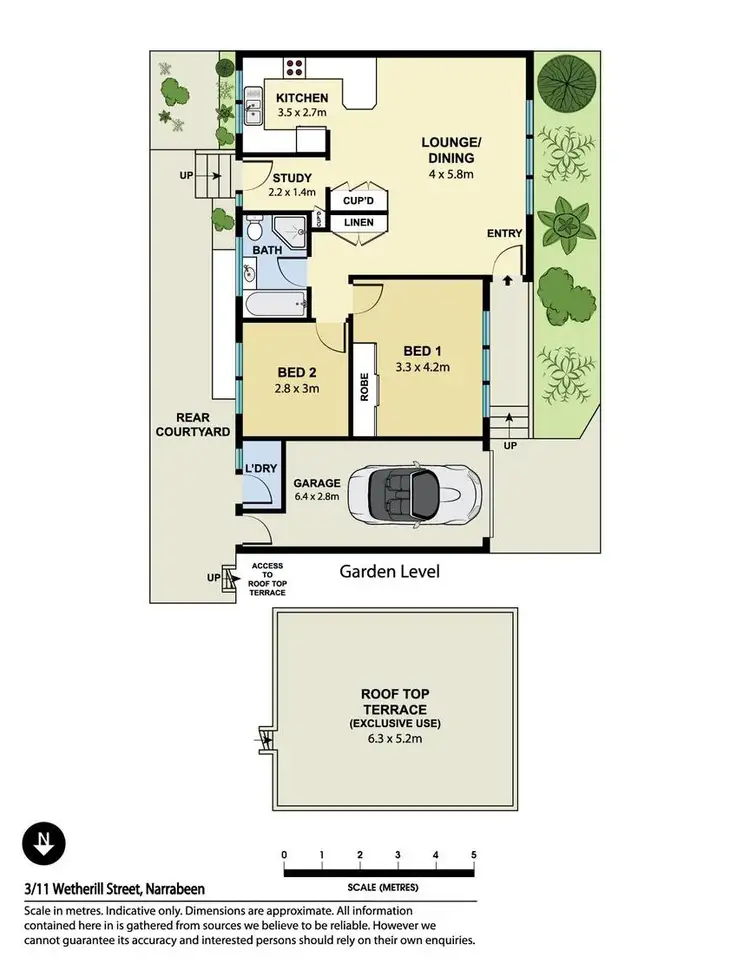 Floorplan of Homely apartment listing, 3/11 Wetherill Street, Narrabeen NSW 2101