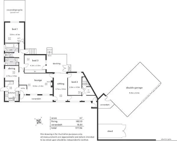 Floorplan of Homely house listing, 2A Riverdale Road, Myrtle Bank SA 5064