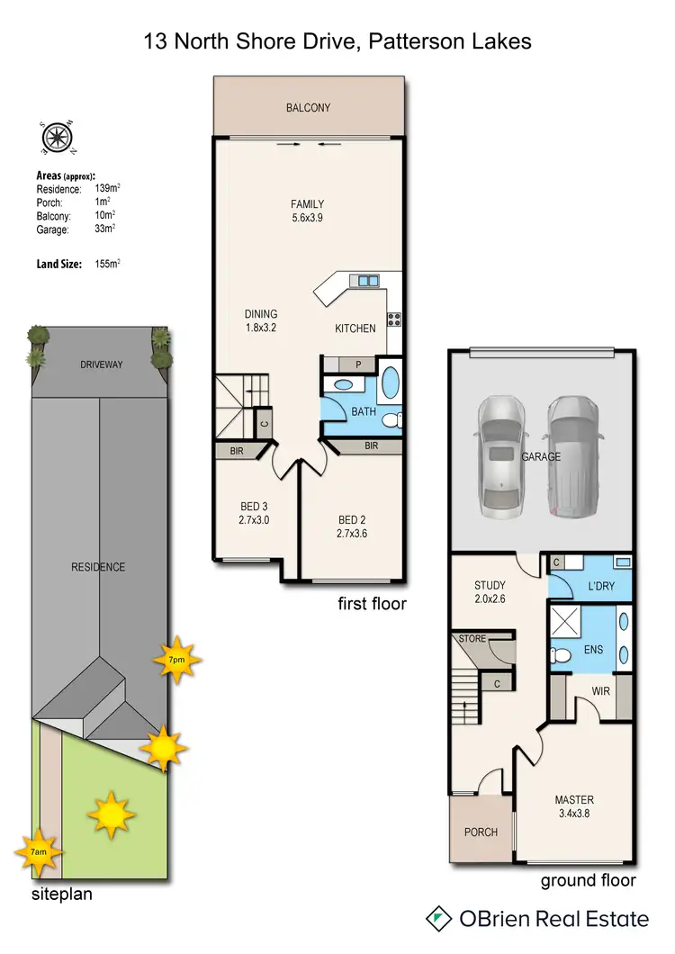 Floorplan of Homely house listing, 13 North Shore Drive, Patterson Lakes VIC 3197