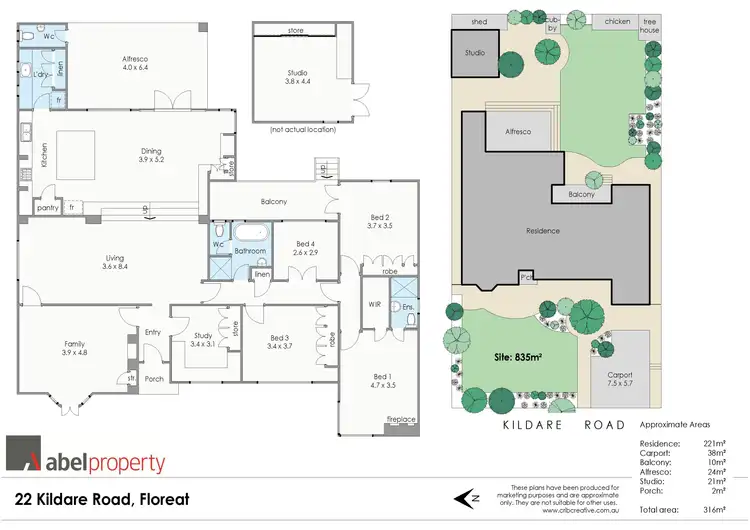 Floorplan of Homely house listing, 22 Kildare Road, Floreat WA 6014