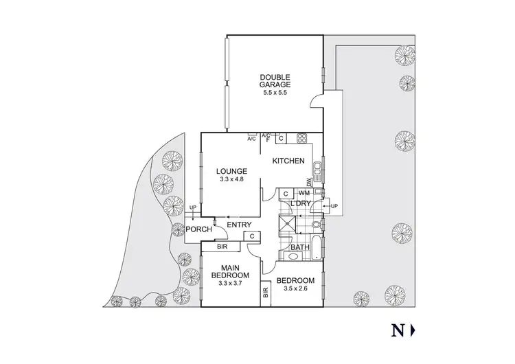 Floorplan of Homely unit listing, 2/9-11 Leach Street, Briar Hill VIC 3088
