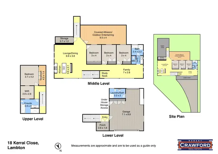 Floorplan of Homely house listing, 18 Kerrai Close, Lambton NSW 2299
