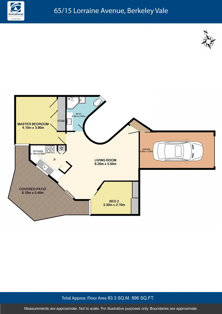 Floorplan of Homely unit listing, 65/15 Lorraine Avenue, Berkeley Vale NSW 2261