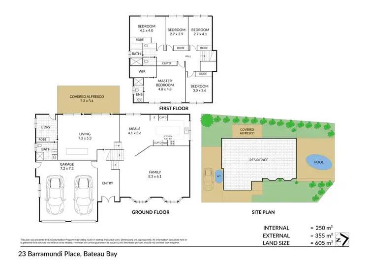 Floorplan of Homely house listing, 23 Barramundi Place, Bateau Bay NSW 2261