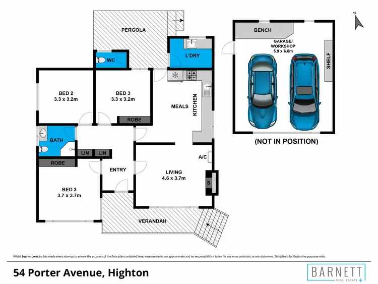 Floorplan of Homely house listing, 54 Porter Avenue, Highton VIC 3216