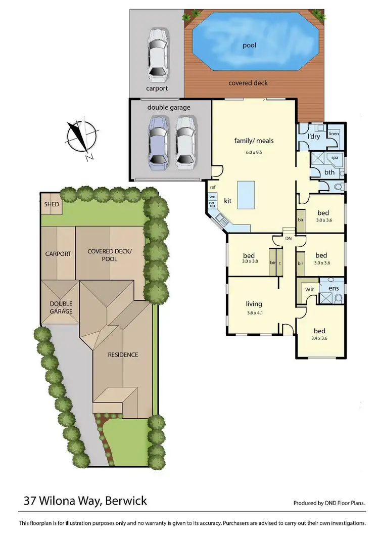 Floorplan of Homely house listing, 37 Wilona Way, Berwick VIC 3806