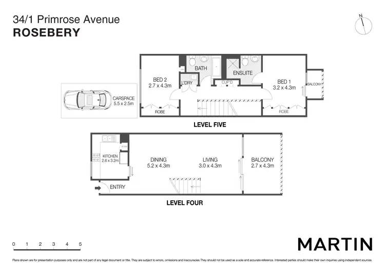 Floorplan of Homely apartment listing, 34/1 Primrose Avenue, Rosebery NSW 2018