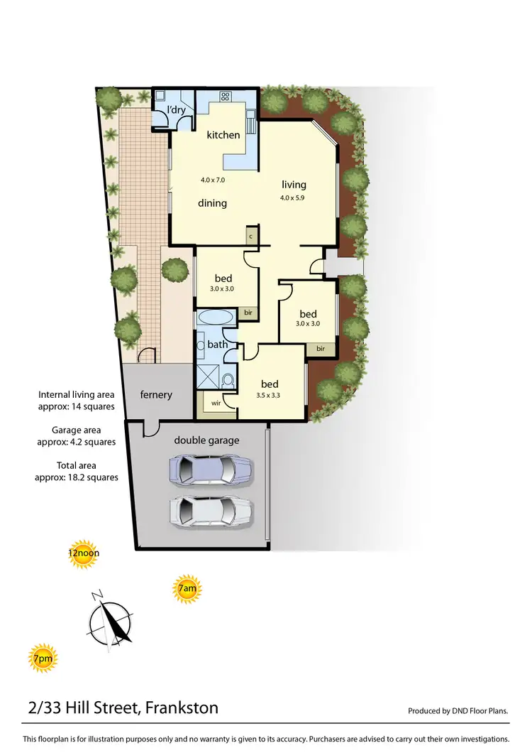 Floorplan of Homely unit listing, 2/33 Hill Street, Frankston VIC 3199