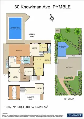 Floorplan of Homely house listing, 30 Knowlman Avenue, Pymble NSW 2073