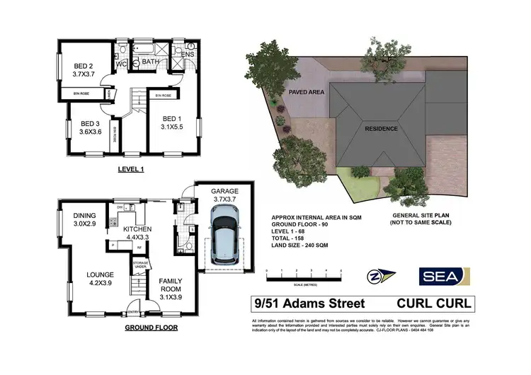 Floorplan of Homely townhouse listing, 9/51 Adams Street, Curl Curl NSW 2096