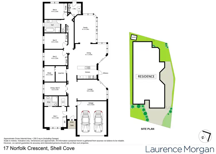 Floorplan of Homely house listing, 17 Norfolk Crescent, Shell Cove NSW 2529
