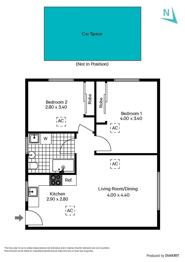Floorplan of Homely unit listing, 4/4 Henry Street, Plympton SA 5038
