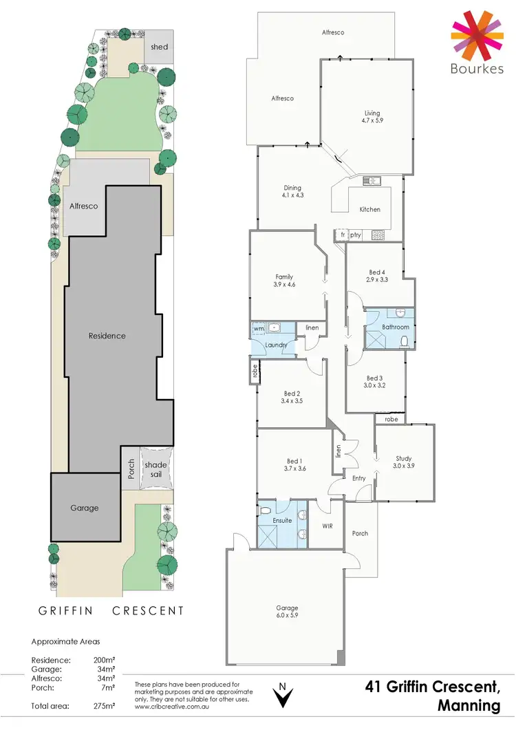 Floorplan of Homely house listing, 41 Griffin Crescent, Manning WA 6152