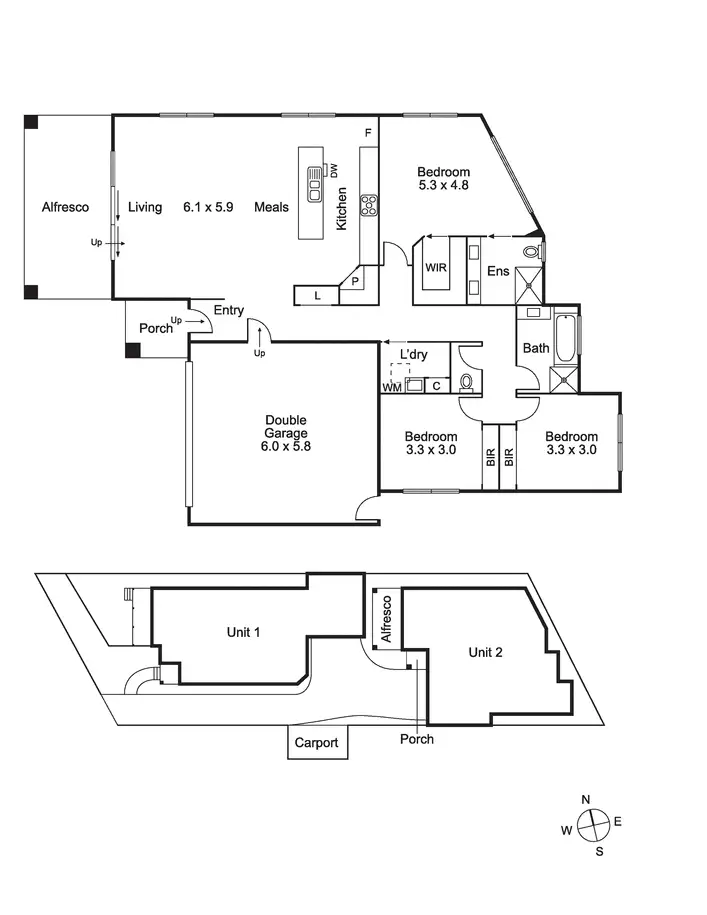 Floorplan of Homely house listing, 2/34 Darcy Street, Mornington VIC 3931