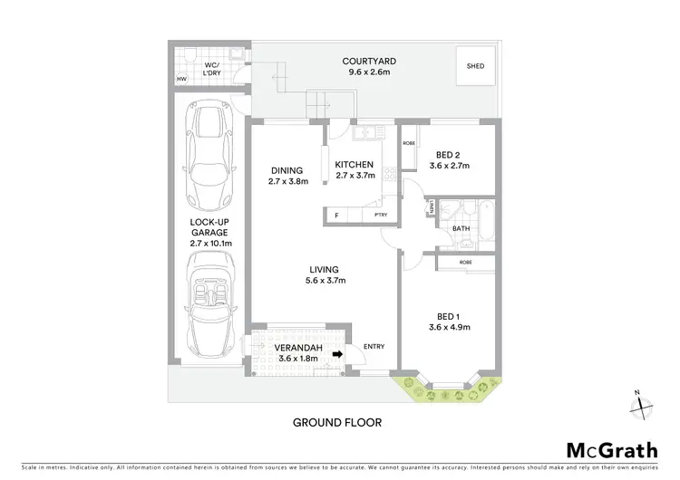 Floorplan of Homely villa listing, 4/52 Chuter Avenue, Ramsgate Beach NSW 2217