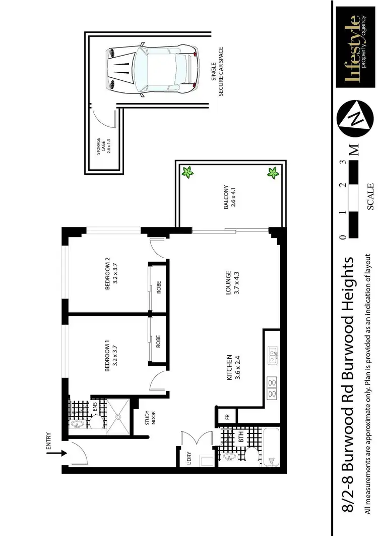 Floorplan of Homely unit listing, 2-8 Burwood Road, Burwood Heights NSW 2136