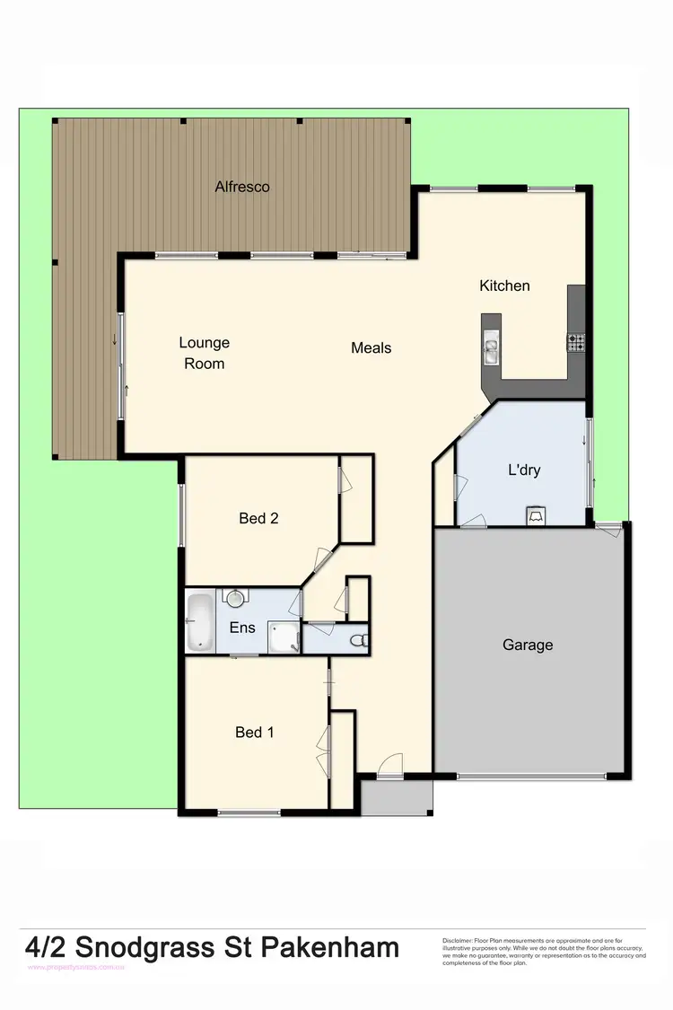 Floorplan of Homely unit listing, 4/2 Snodgrass Street, Pakenham VIC 3810