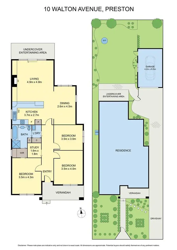 Floorplan of Homely house listing, 10 Walton Avenue, Preston VIC 3072