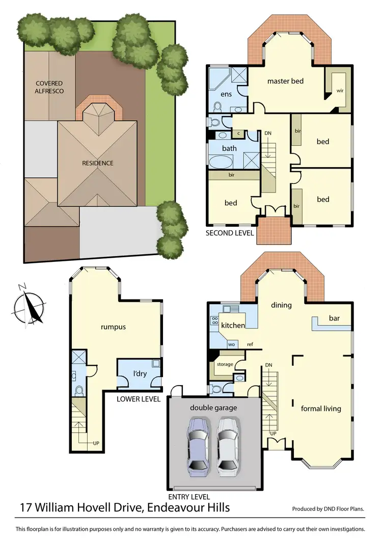 Floorplan of Homely house listing, 17 William Hovell Drive, Endeavour Hills VIC 3802