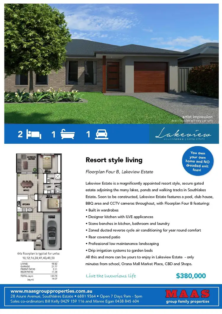 Floorplan of Homely villa listing, 30 Fountain Circuit, Dubbo NSW 2830