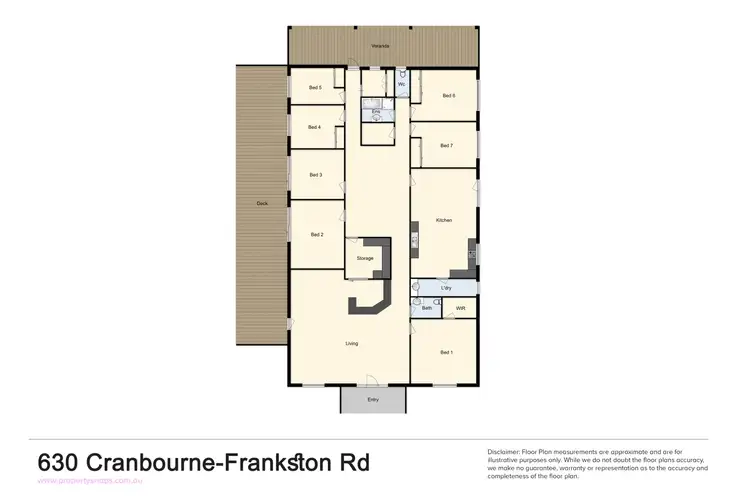 Floorplan of Homely house listing, 630 Cranbourne-Frankston Road, Cranbourne South VIC 3977