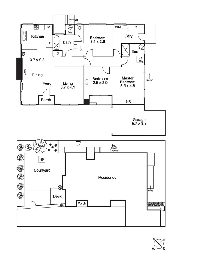Floorplan of Homely house listing, 81 Nunns Road, Mornington VIC 3931