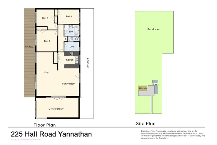 Floorplan of Homely rural property listing, 225 Hall Road, Yannathan VIC 3981