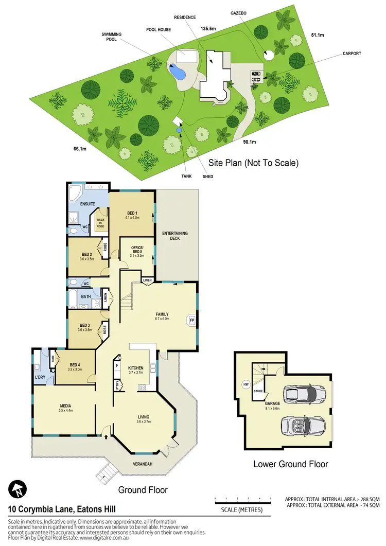 Floorplan of Homely house listing, 10 Corymbia Lane, Eatons Hill QLD 4037