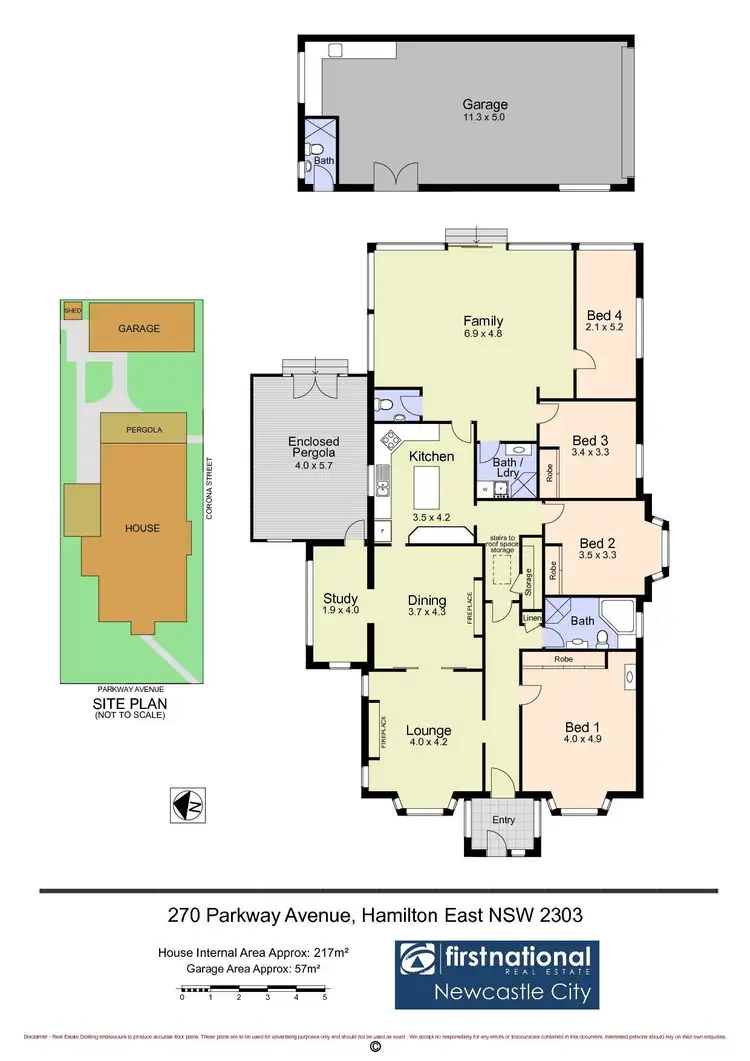 Floorplan of Homely house listing, 270 Parkway Avenue, Hamilton East NSW 2303