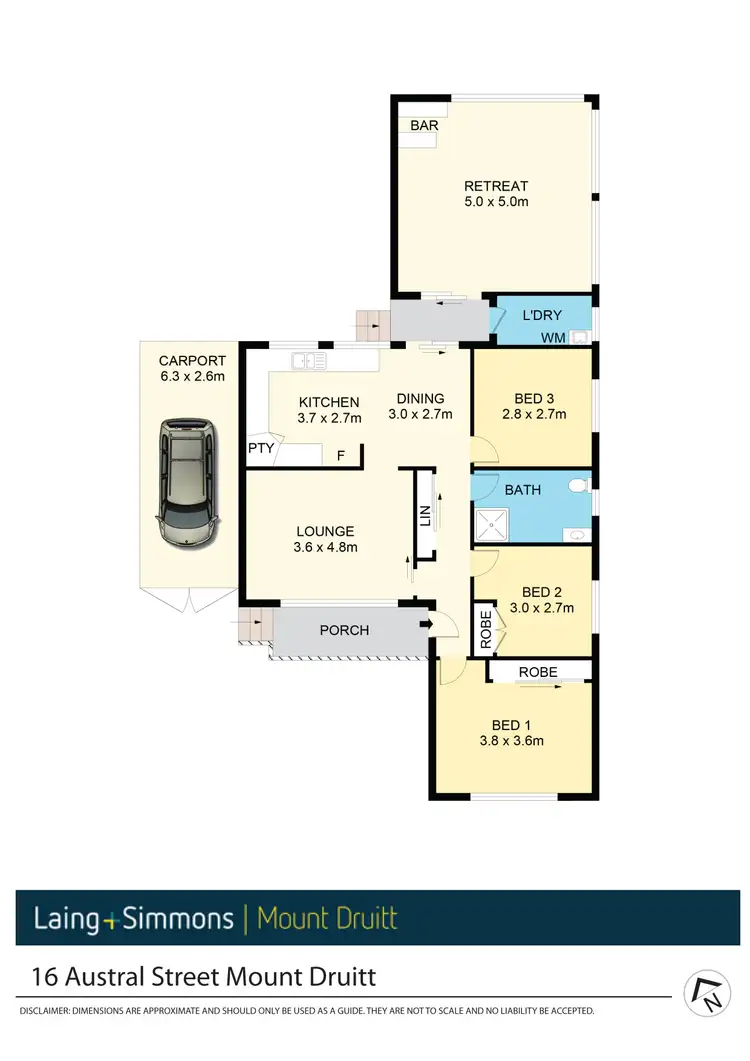 Floorplan of Homely house listing, 16 Austral Street, Mount Druitt NSW 2770