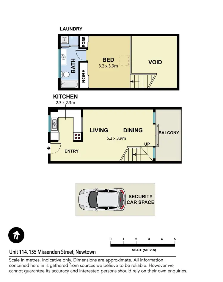 Floorplan of Homely apartment listing, 114/155 Missenden Road, Newtown NSW 2042